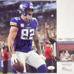 NFL Minnesota Vikings Kyle Rudolph Signed 8x10 Photo Autograph JSA COA