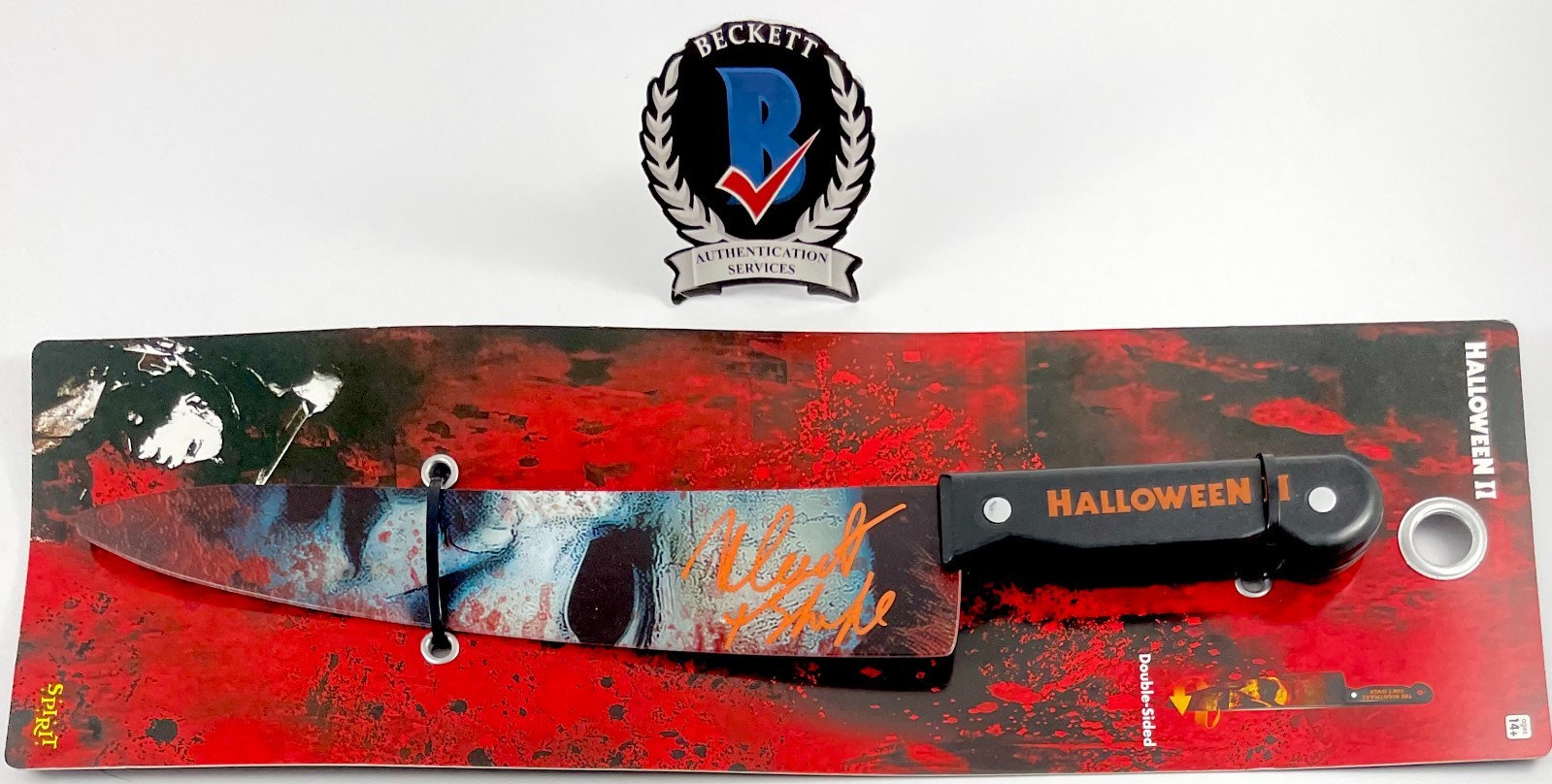 Nick Castle Signed Spirit Halloween Prop Knife Michael Myers Autograph BAS COA