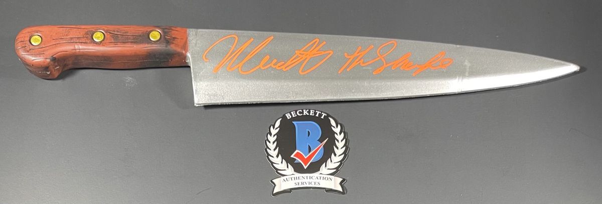 Nick Castle Signed TOTS Prop Knife Halloween Michael Myers Autograph BAS COA