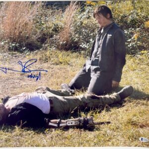 Norman Reedus Signed The Walking Dead Daryl Dixon 16x20 Photo Autograph BAS COA