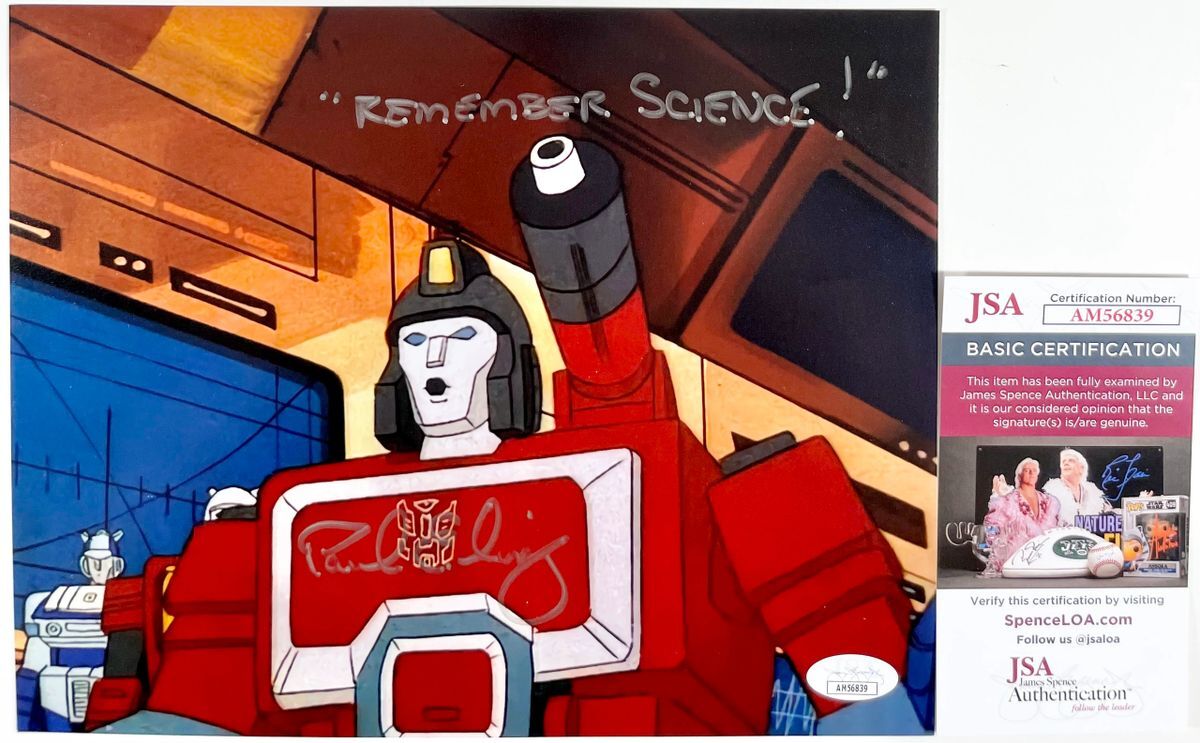 Paul Eiding Signed Transformers Perceptor 8x10 Photo A Autograph JSA COA