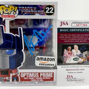 Peter Cullen Signed Transformers Optimus Prime Funko POP #22 Autograph JSA COA