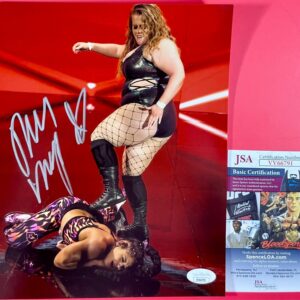 Piper Niven Signed WWE Monday Night RAW Doudrop 8x10 Photo Autograph JSA COA