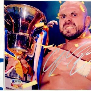ROH NJPW Michael Elgin Signed 8x10 Photo B Autograph Ring Of Honor BAS COA