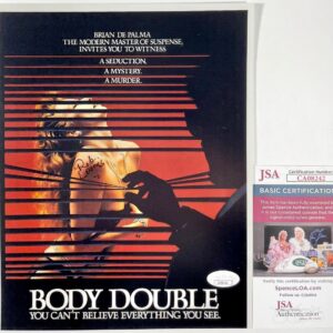 Rod Loomis Signed Body Double 8x10 Mini Movie Poster Photo Autograph JSA COA