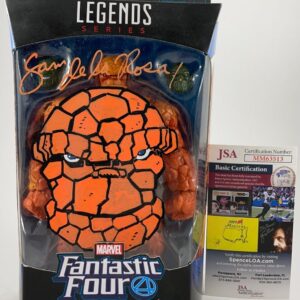 Sam de la Rosa Signed Marvel Thing Legends Figure Autograph Sketch JSA COA