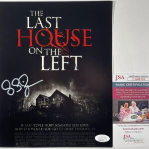 Sean S. Cunningham Signed The Last House On The Left 8x10 Mini Poster JSA COA
