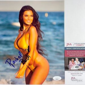Sexy Model Rachel Bush Signed 8x10 Photo G Authentic Autograph FAU JSA COA
