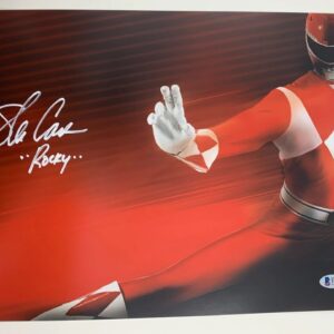 Steve Cardenas Signed Mighty Morphin Power Rangers 11x17 Photo Autograph BAS COA