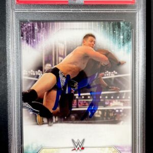 The Miz Signed 2021 Topps WWE Trading Card #134 Autograph PSA DNA Slabbed
