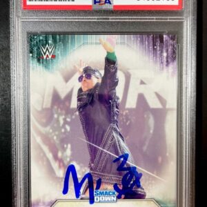The Miz Signed 2021 Topps WWE Trading Card #4 Autograph PSA DNA Slabbed