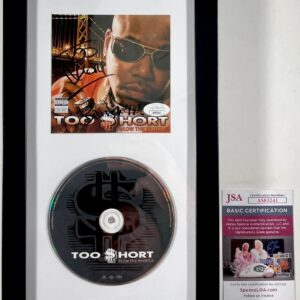 Too Short Signed Blow The Whistle CD Booklet Framed Matted Display JSA COA
