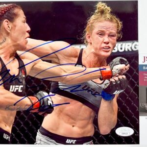 UFC Cris Cyborg Signed 8x10 Photo Autograph EliteXC Strikeforce MMA JSA COA