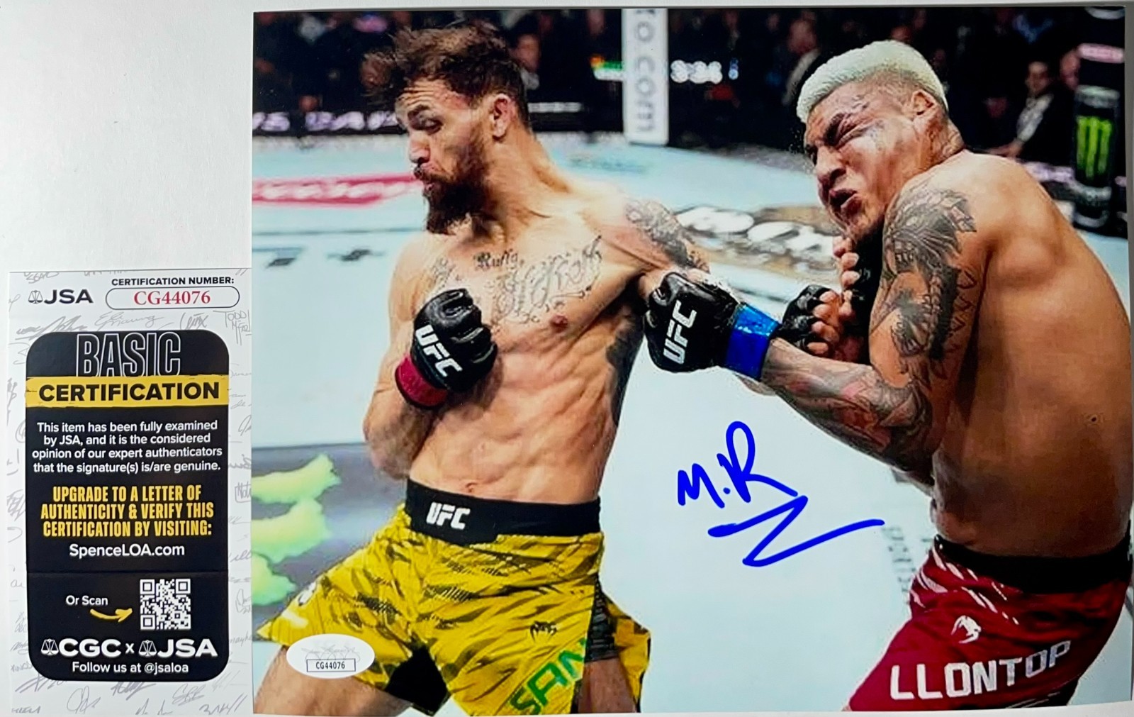 UFC Fighting Nerds Mauricio Ruffy Signed 8x10 Photo Authentic Autograph JSA COA