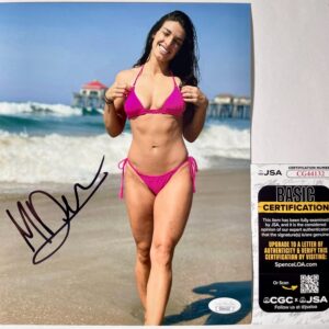 UFC MMA Fighter Mackenzie Dern Signed 8x10 Photo Authentic Autograph JSA COA