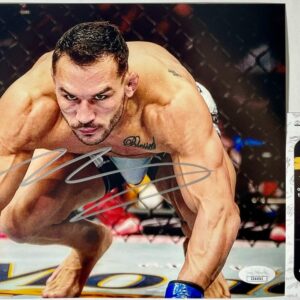 UFC MMA Fighter Michael Chandler Signed 8x10 Photo Authentic Autograph JSA COA