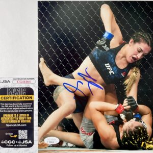 UFC MMA Fighter Tatiana Suarez Signed 8x10 Photo Authentic Autograph JSA COA