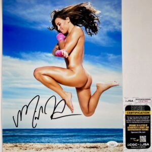 UFC Miesha Tate Signed ESPN Body Issue 11x14 Photo A Autograph MMA JSA COA
