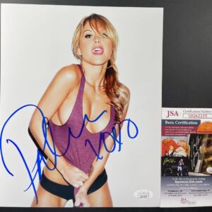 UFC Ring Girl Brittney Palmer Signed 8x10 Photo F Autograph Sexy Model JSA COA