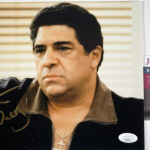 Vincent Pastore Signed The Sopranos 8x10 Photo I Autograph Big Pussy JSA COA
