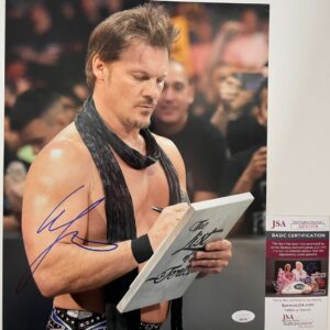 WWE AEW Chris Jericho Signed 11x14 Photo Autograph All Elite Wrestling JSA COA