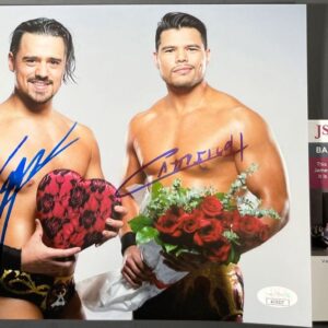 WWE Angel Garza & Humberto Carrillo Signed Los Lotharios 8x10 Photo B JSA COA