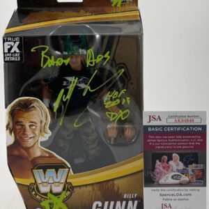WWE Billy Gunn Signed Mattel Legends Elite Wrestling Figure A DX Auto JSA COA