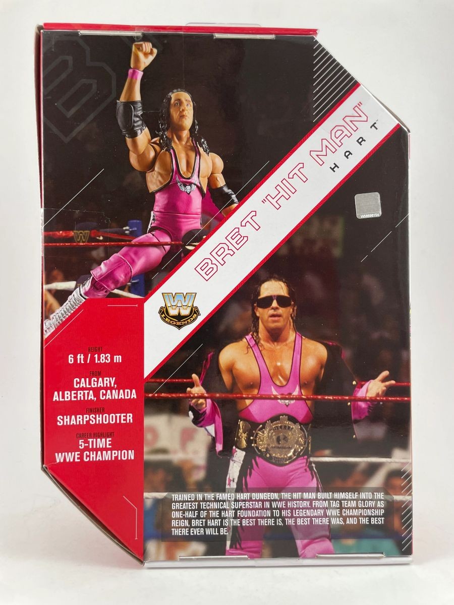 WWE Bret Hitman Hart Signed Mattel Ultimate Figure Autograph JSA COA - Image 4