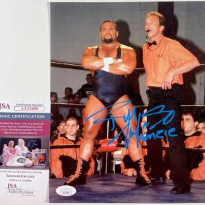 WWE ECW Bill Alfonso Signed Fonzie 8x10 Photo C Autograph Barely Legal JSA COA