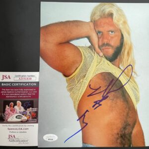 WWE Michael P.S. Hayes Signed 8x10 Photo C Autograph Fabulous Freebirds JSA COA