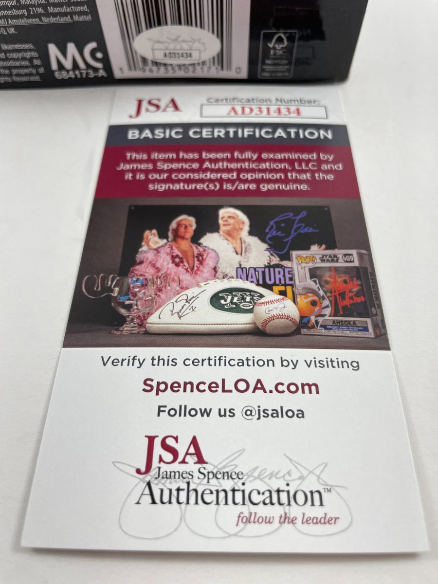 WWE NXT Bobby Lashley Signed Mattel Elite Wrestling Figure Autograph JSA COA - Image 6