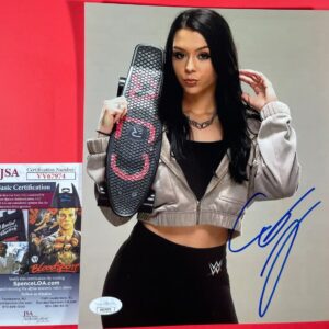 WWE NXT Cora Jade Signed 8x10 Photo D Autograph Takeover JSA COA
