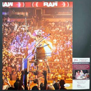 WWE NXT Drew McIntyre Signed 11x14 Photo K Autograph WrestleMania JSA COA