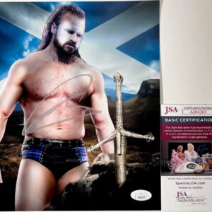 WWE NXT Drew McIntyre Signed 8x10 Photo A Autograph WrestleMania JSA COA
