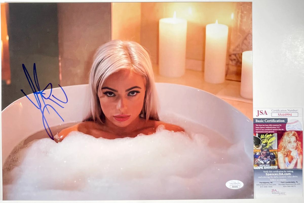 WWE NXT Liv Morgan Signed 11x14 Photo D Autograph WrestleMania JSA COA