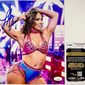 WWE NXT Lola Vice Signed 8x10 Photo AB Autograph Valerie Loureda AAA JSA COA