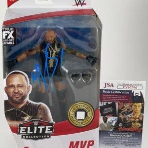 WWE NXT MVP Autographed Mattel Elite Series 88 Wrestling Figure Signed JSA COA