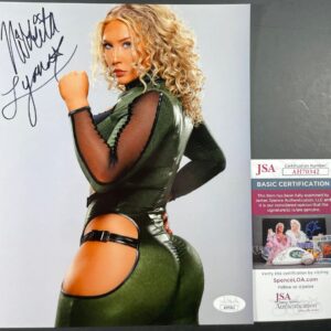 WWE NXT Nikkita Lyons Signed 8x10 Photo B Autograph TakeOver JSA COA