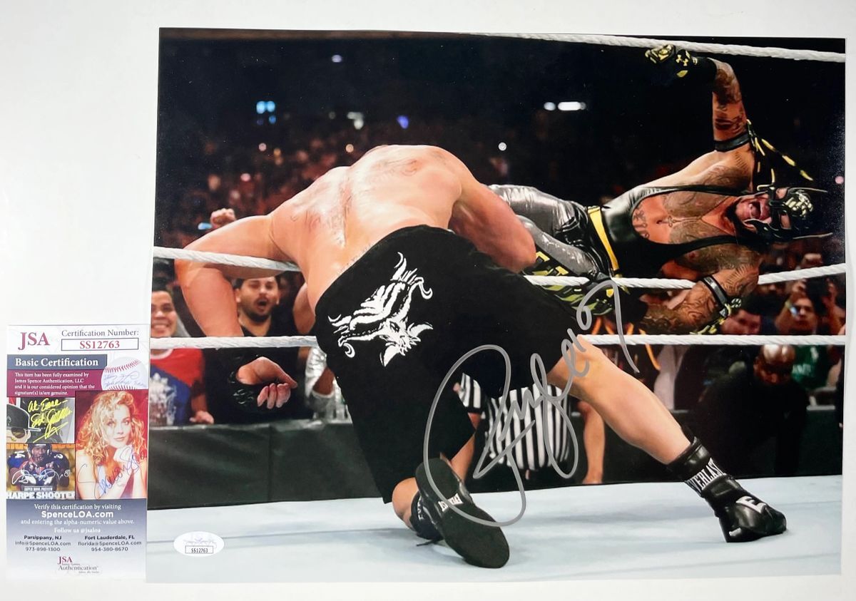 WWE NXT Rey Mysterio Signed 11x14 Photo B Autograph WCW Luchador JSA COA