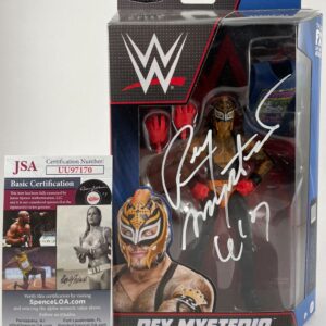 WWE NXT Rey Mysterio Signed Mattel Elite 92 Wrestling Figure Autograph JSA COA