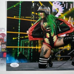 WWE NXT Shotzi Blackheart Signed 8x10 Photo A Autograph WrestleMania JSA COA