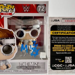 WWE NXT The Miz Signed Funko POP! Vinyl Figure #72 Authentic Autograph JSA COA