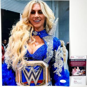 WWE NXT The Queen Charlotte Flair Signed 11x14 Photo Authentic Autograph JSA COA