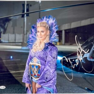 WWE NXT The Queen Charlotte Flair Signed 16x20 Photo Authentic Autograph JSA COA