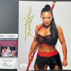 WWE NXT Xia Li Signed 8x10 Photo J Autograph WrestleMania JSA COA