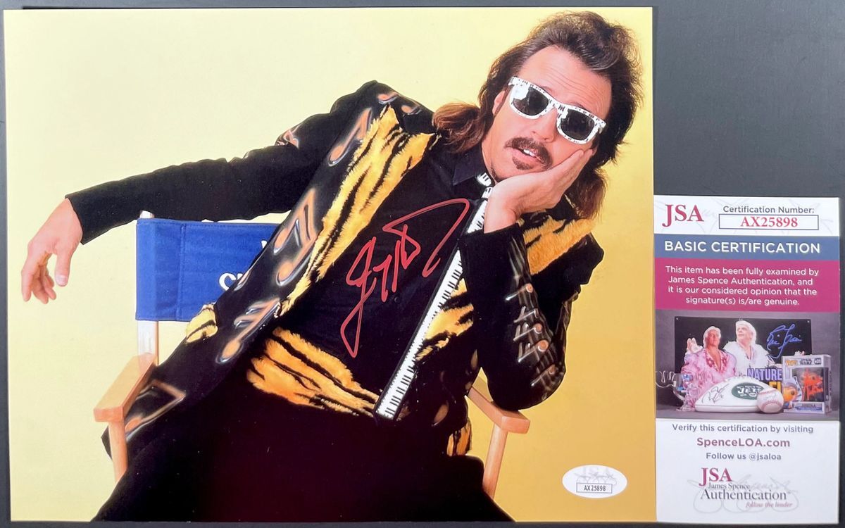 WWE The Mouth Of The South Jimmy Hart Signed 8x10 Photo H Autograph JSA COA