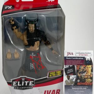 WWE Viking Raiders Ivar Signed Mattel Elite Wrestling Figure Autograph JSA COA