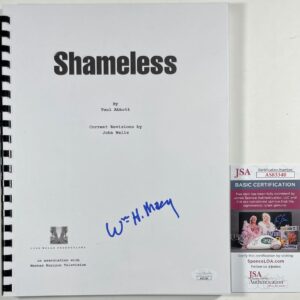 William H. Macy Signed Shameless Full Pilot Episode Script A Autograph JSA COA