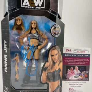 AEW Anna Jay Signed All Elite Wrestling Unmatched 3 Figure Autograph JSA COA