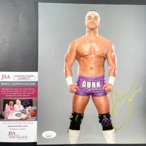 AEW Austin Gunn Signed All Elite Wrestling 8x10 Photo B Autograph JSA COA
